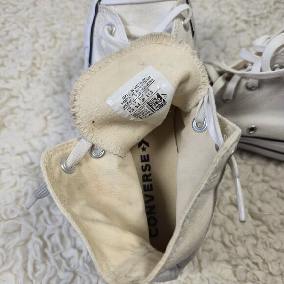 Chuck Taylor Converse All Star Platform High Top Sneakers,Size 7.5 - Picture 6 of 10